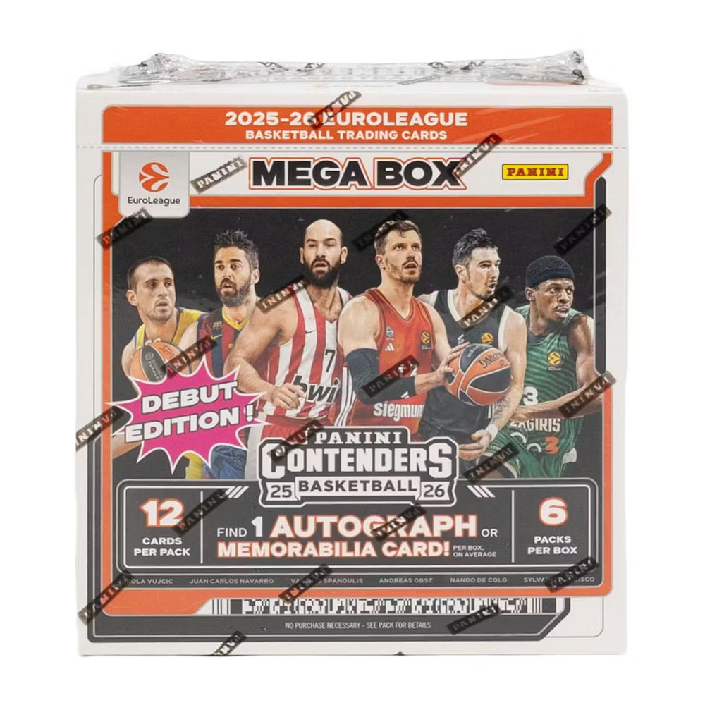 2025/26 Panini Contenders EuroLeague Basketball Mega Hobby Box