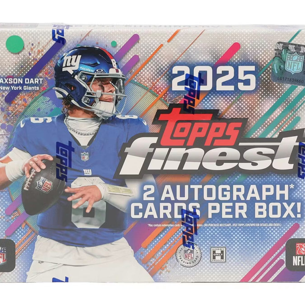 2025 Topps Finest Football Hobby Box (Presell)