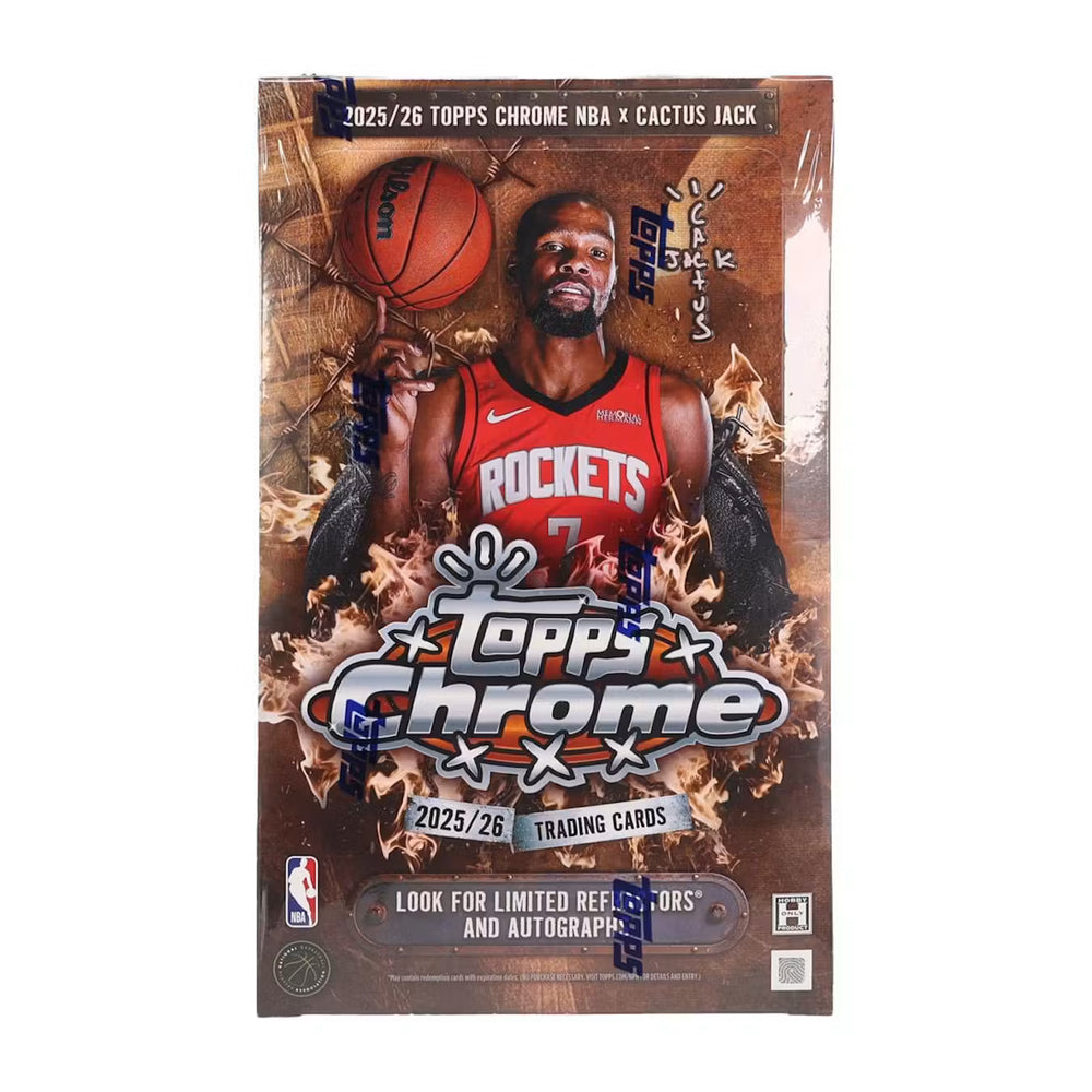 2025/26 Topps Chrome Cactus Jack Basketball Hobby Box (Presell)