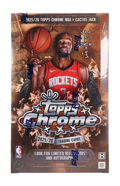 2025/26 Topps Chrome Cactus Jack Basketball Hobby Box (Presell)