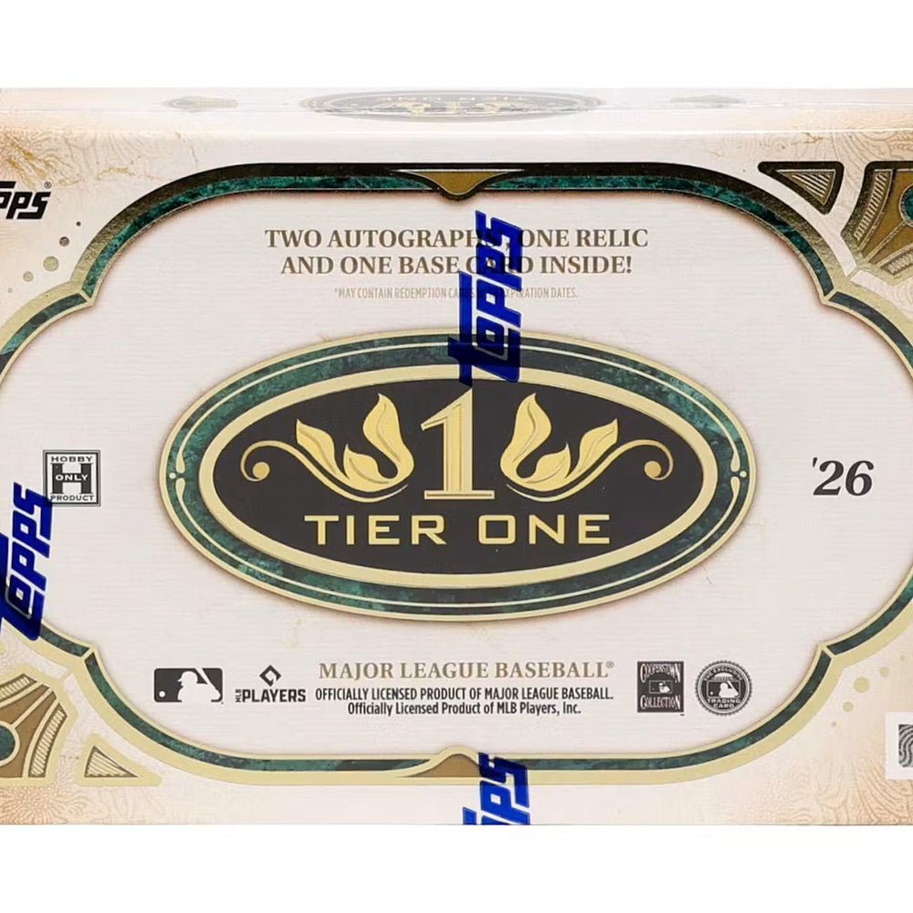 2026 Topps Tier One Baseball Hobby Box (Presell)