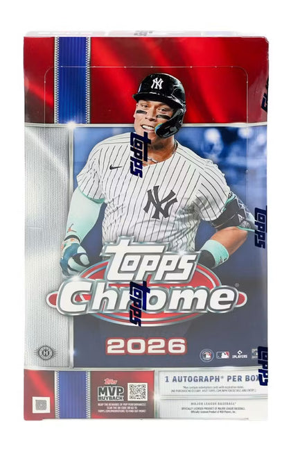 2026 Topps Chrome Baseball Hobby Box