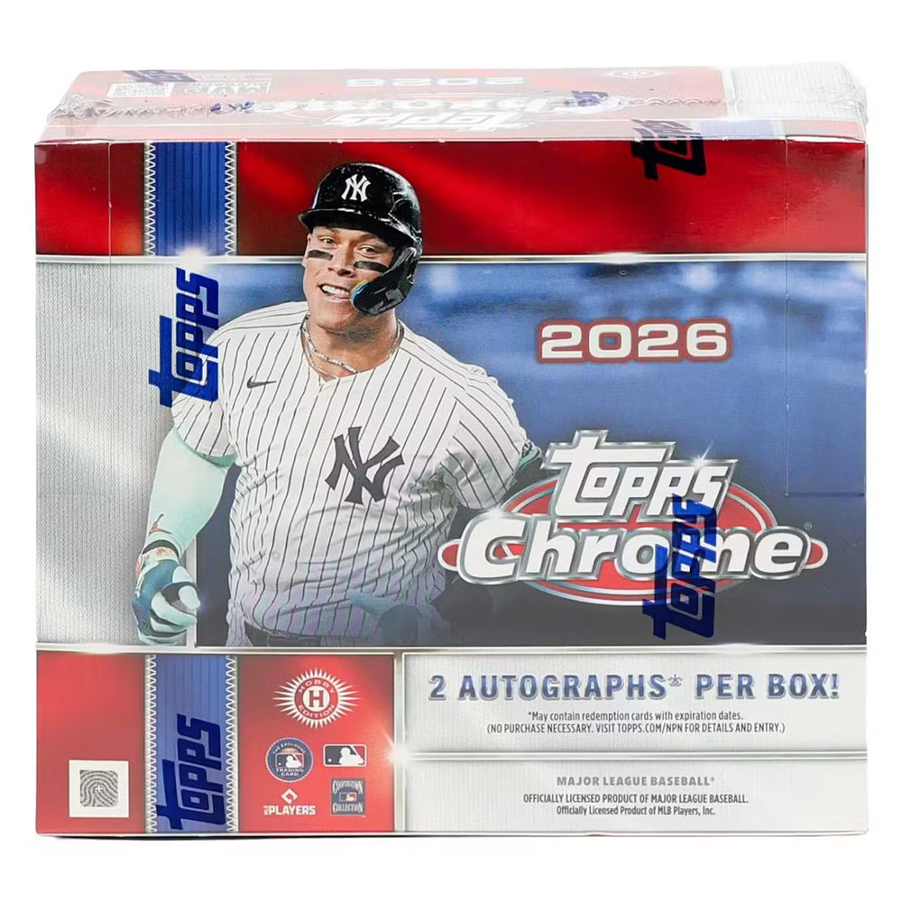 2026 Topps Chrome Baseball Hobby Jumbo Box