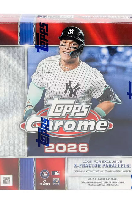 2026 Topps Chrome Baseball Mega Box