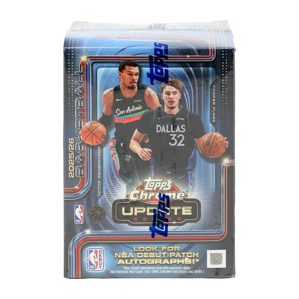 2025/26 Topps Chrome Update Series Basketball Blaster Box