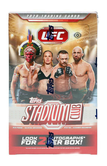 2026 Topps Stadium Club UFC Hobby Box