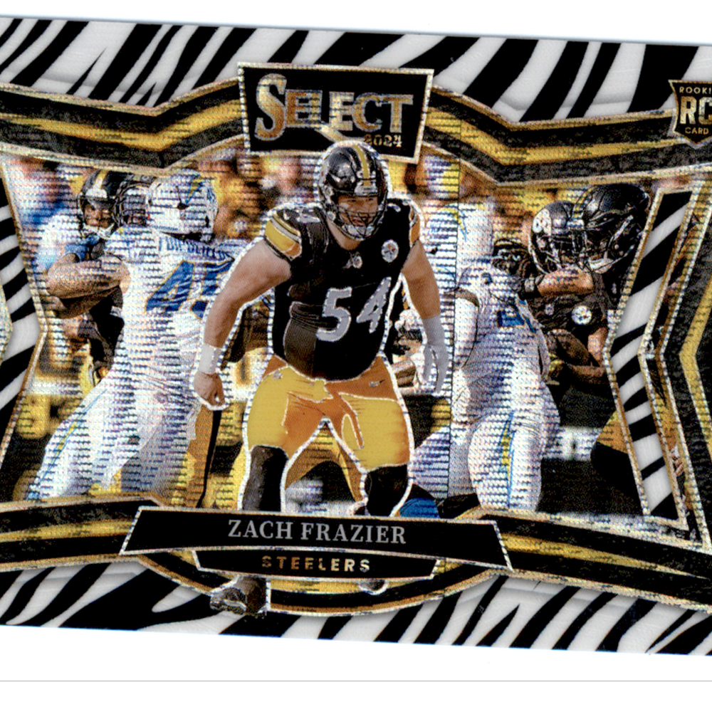 2024 Select Zach Frazier Zebra Rookie Prizm