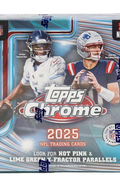 2025 Topps Chrome Football Mega Box