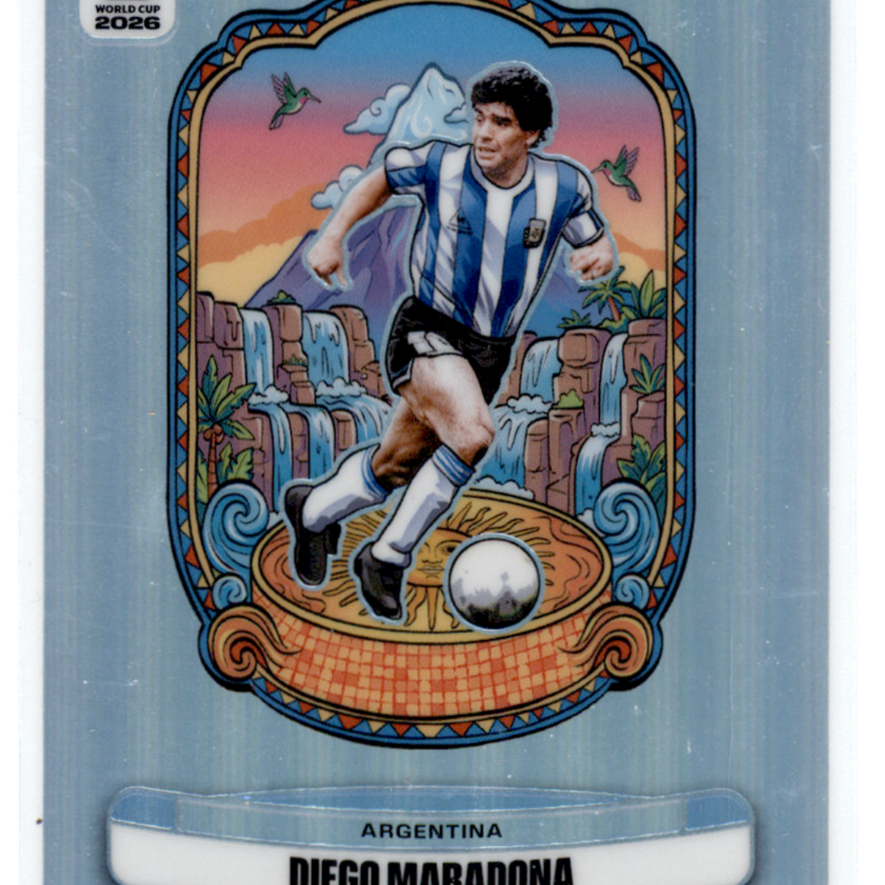 2026 Panini Prizm FIFA World Cup Soccer Diego Maradona #33 National Landmarks