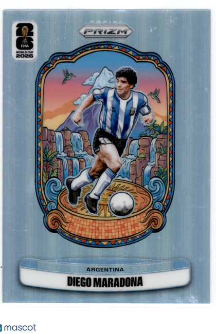 2026 Panini Prizm FIFA World Cup Soccer Diego Maradona #33 National Landmarks