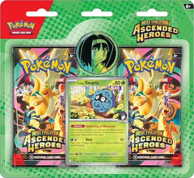 Pokémon TCG: Mega Evolution 2.5: Ascended Heroes: 2-Booster Blister Erika