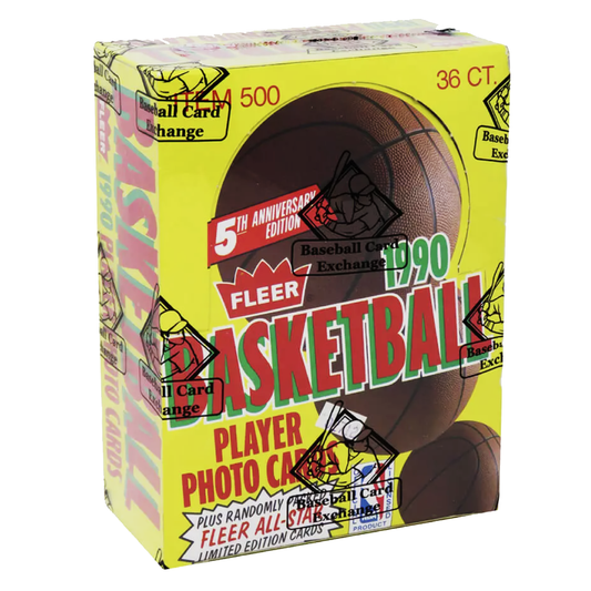 1990 Fleer 5th Anniversary Edition Basketball Box