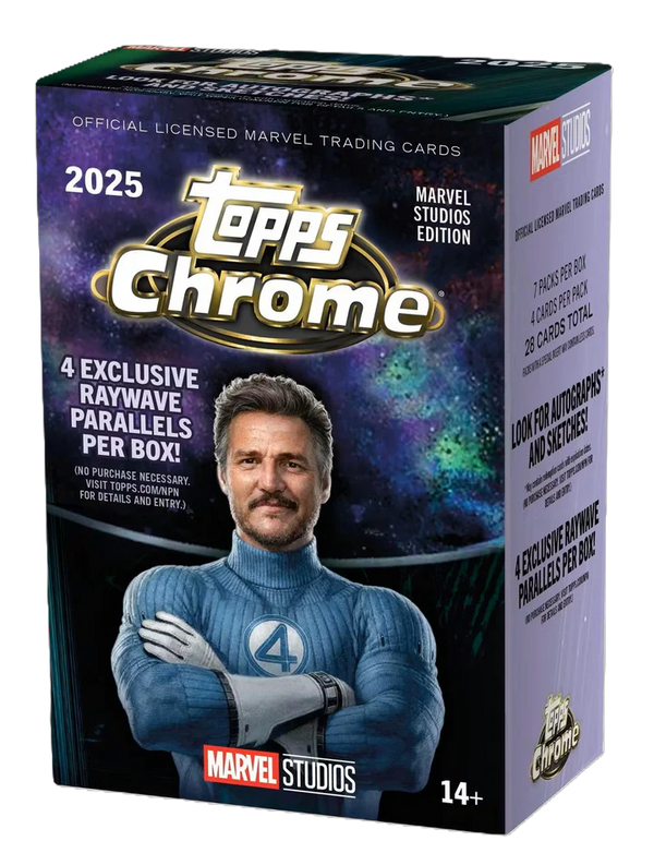Marvel Studios Chrome 7-Pack Blaster Box (Topps 2024/25)