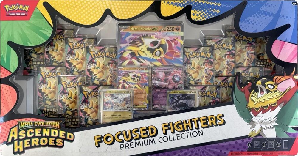Ascended Heroes Focused Fighters Premium Collection - (Sam's Club)