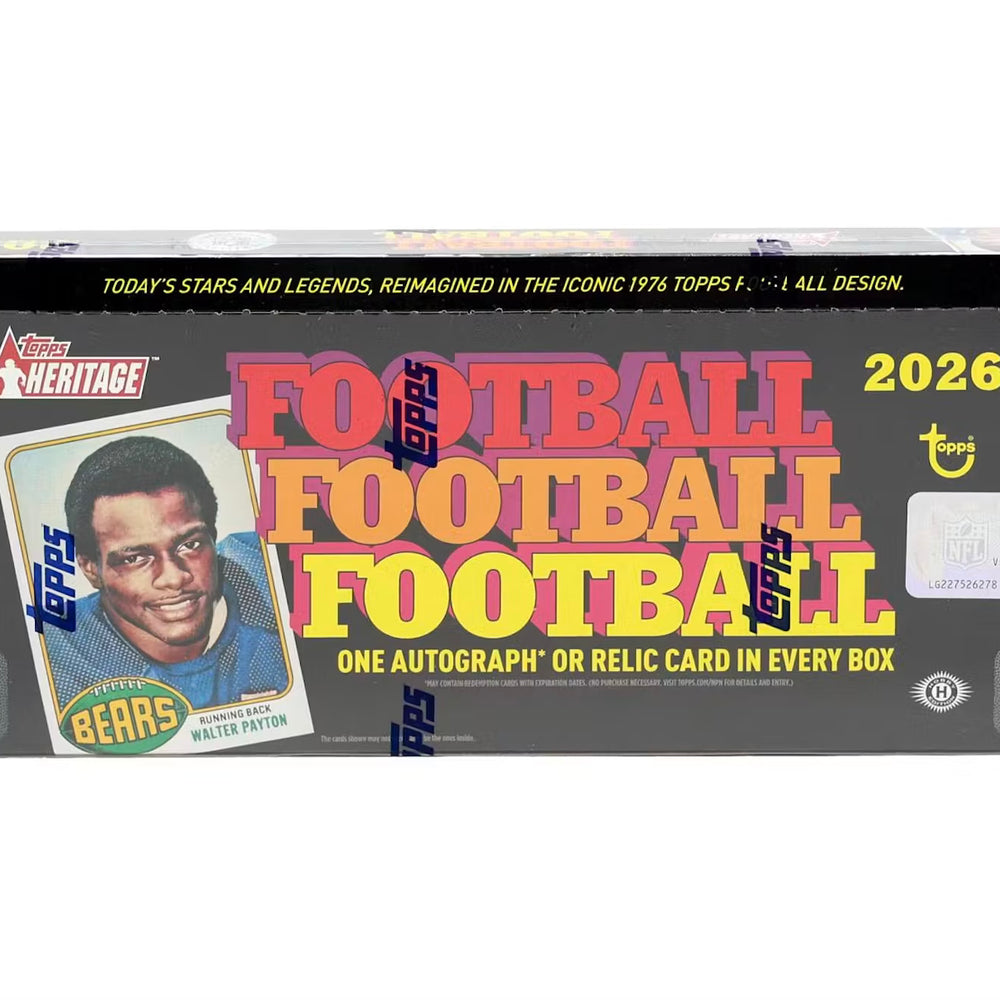 2026 Topps Heritage Football Hobby Box