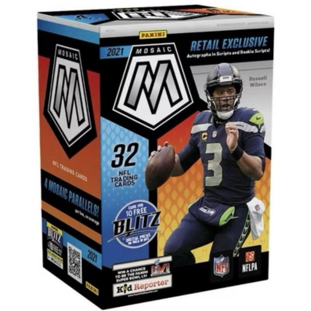2021 Panini Mosaic Football Retail Exclusive Blaster
