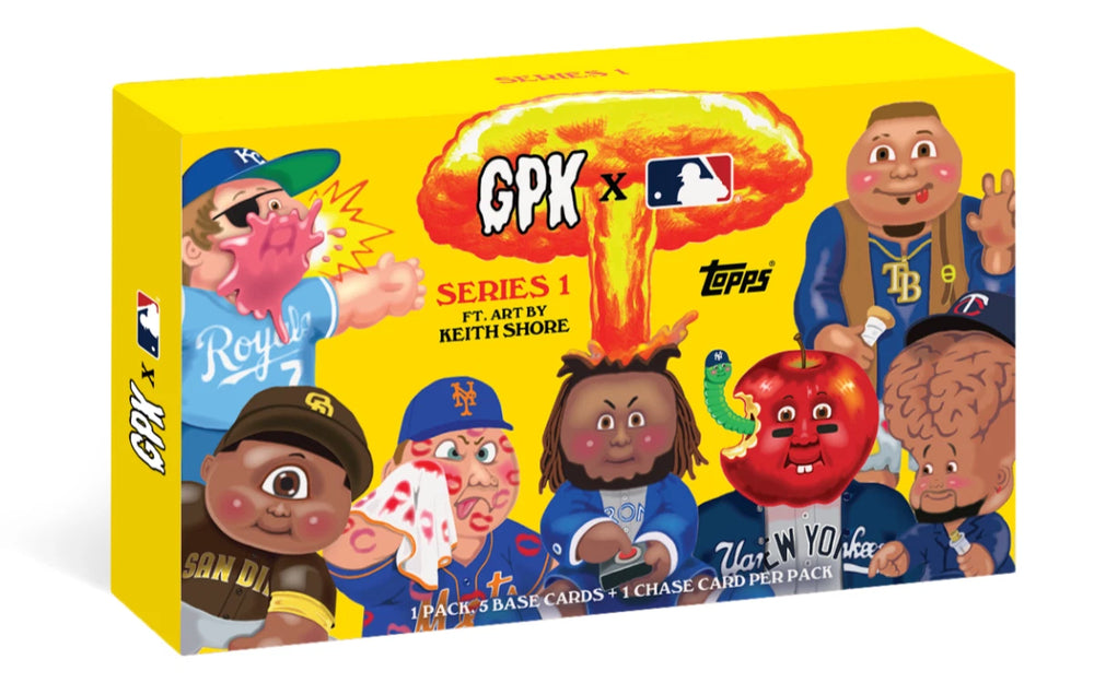 2022 TOPPS GARBAGE PAIL KIDS GPK x MLB Series 1 Keith Shore 1 Pack Box