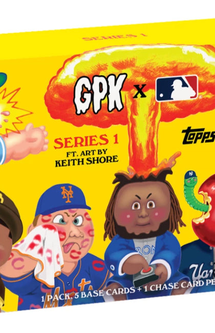 2022 TOPPS GARBAGE PAIL KIDS GPK x MLB Series 1 Keith Shore 1 Pack Box