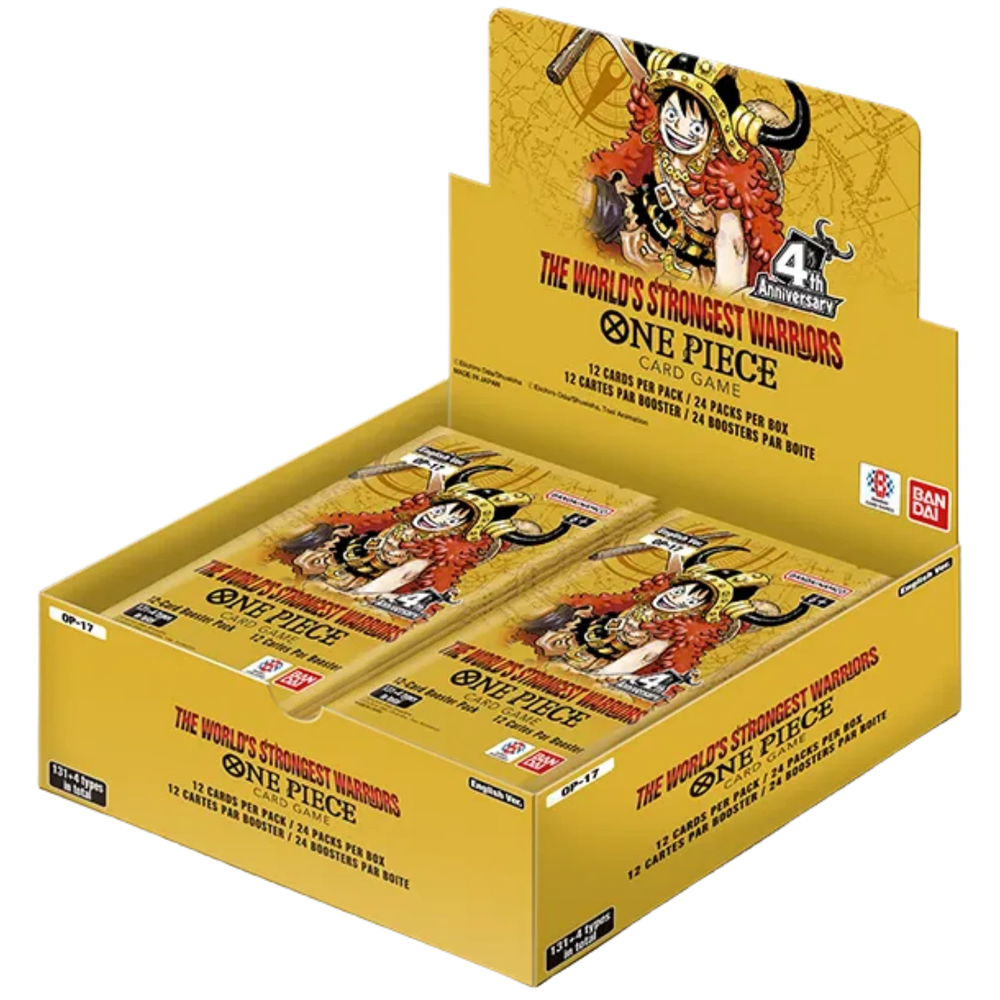 Bandai One Piece English Booster Box The World’s Strongest Warriors (OP17)