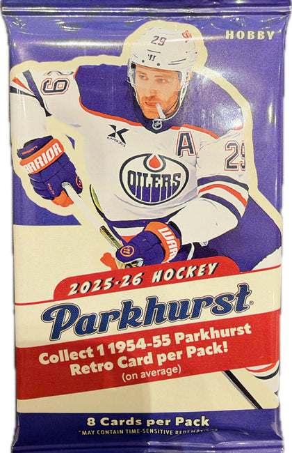 2025-26 Upperdeck Parkhurst Hockey Hobby Pack
