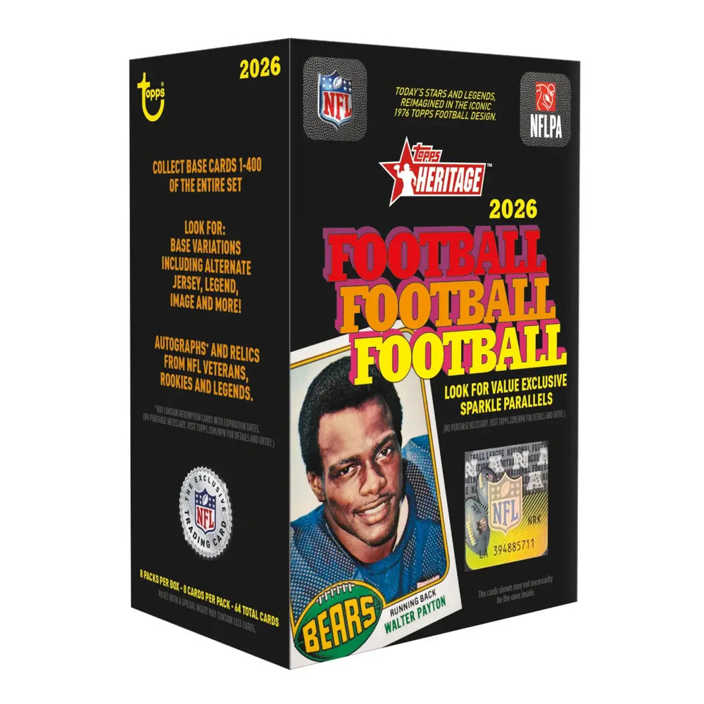 2026 Topps Heritage Football Blaster Box