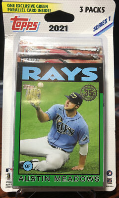 2021 Topps Series 1 Baseball Retail 3 Pack