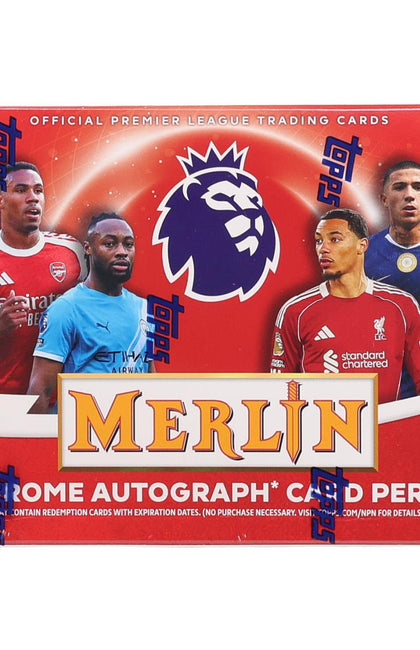 2025/26 Topps Merlin Premier League EPL Soccer Hobby Box