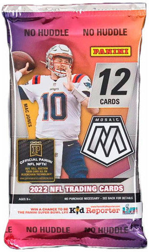 2022 Panini Mosaic No Huddle Football Pack