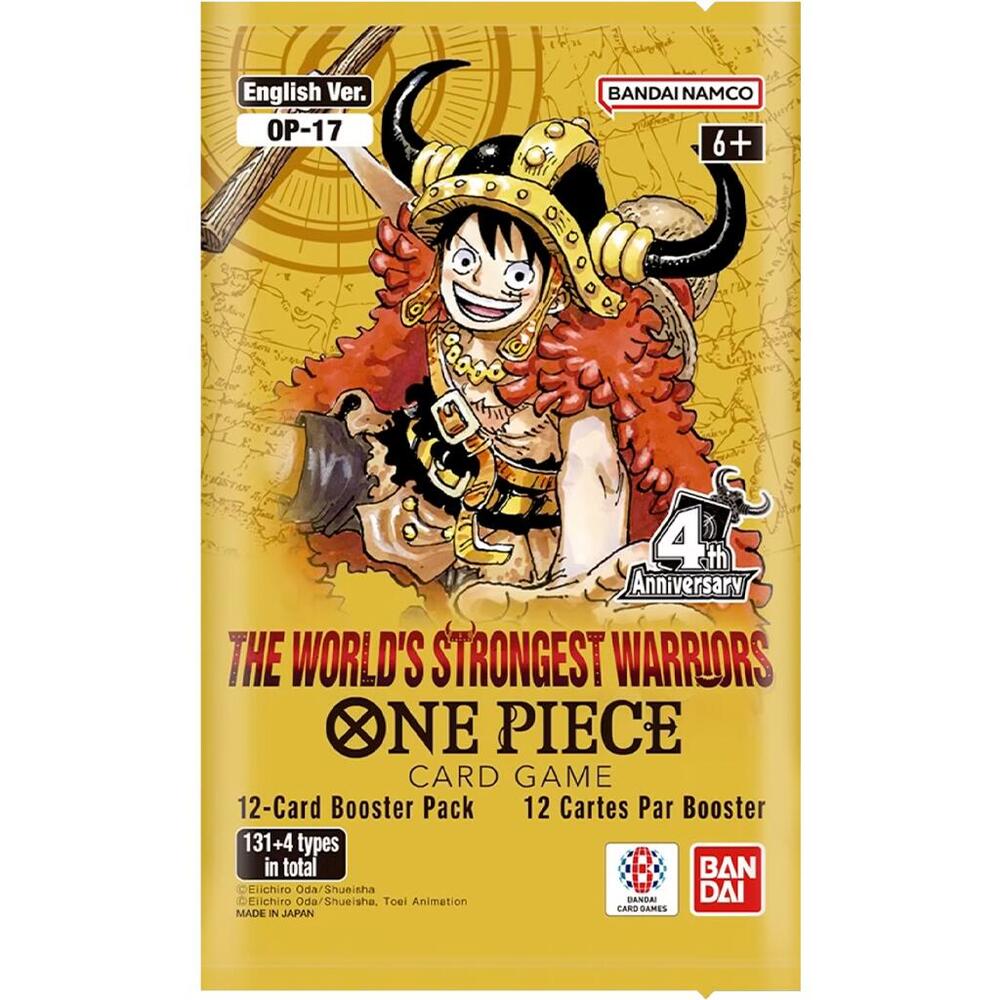 Bandai One Piece English Booster Pack The World’s Strongest Warriors (OP17)