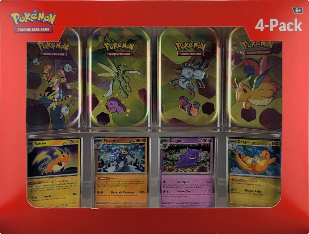 151 (4 Mini Tins + 4 Promo Cards Bundle)(Sam’s Club)