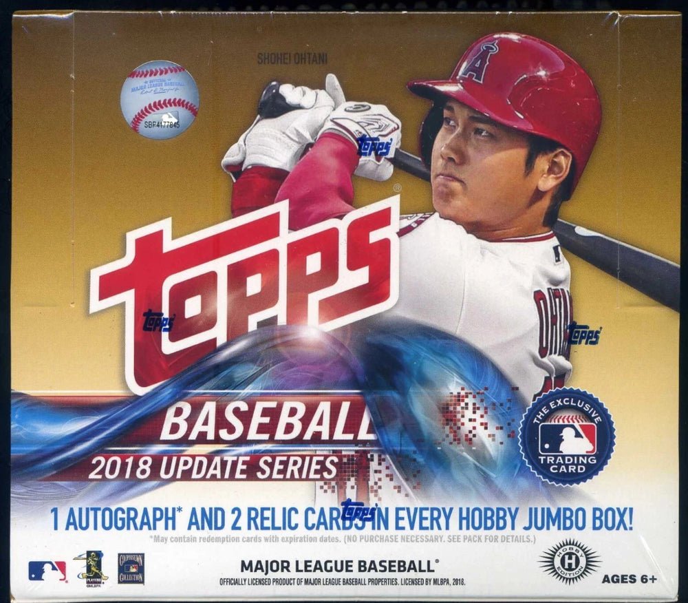 2018 Topps Update Series Baseball Jumbo Box