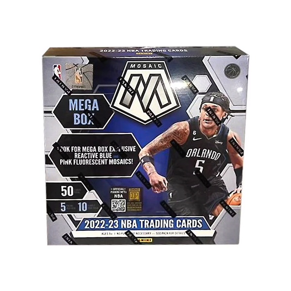 2022-23 Panini Mosaic Basketball Mega Box (Blue & Pink Mosaics!)