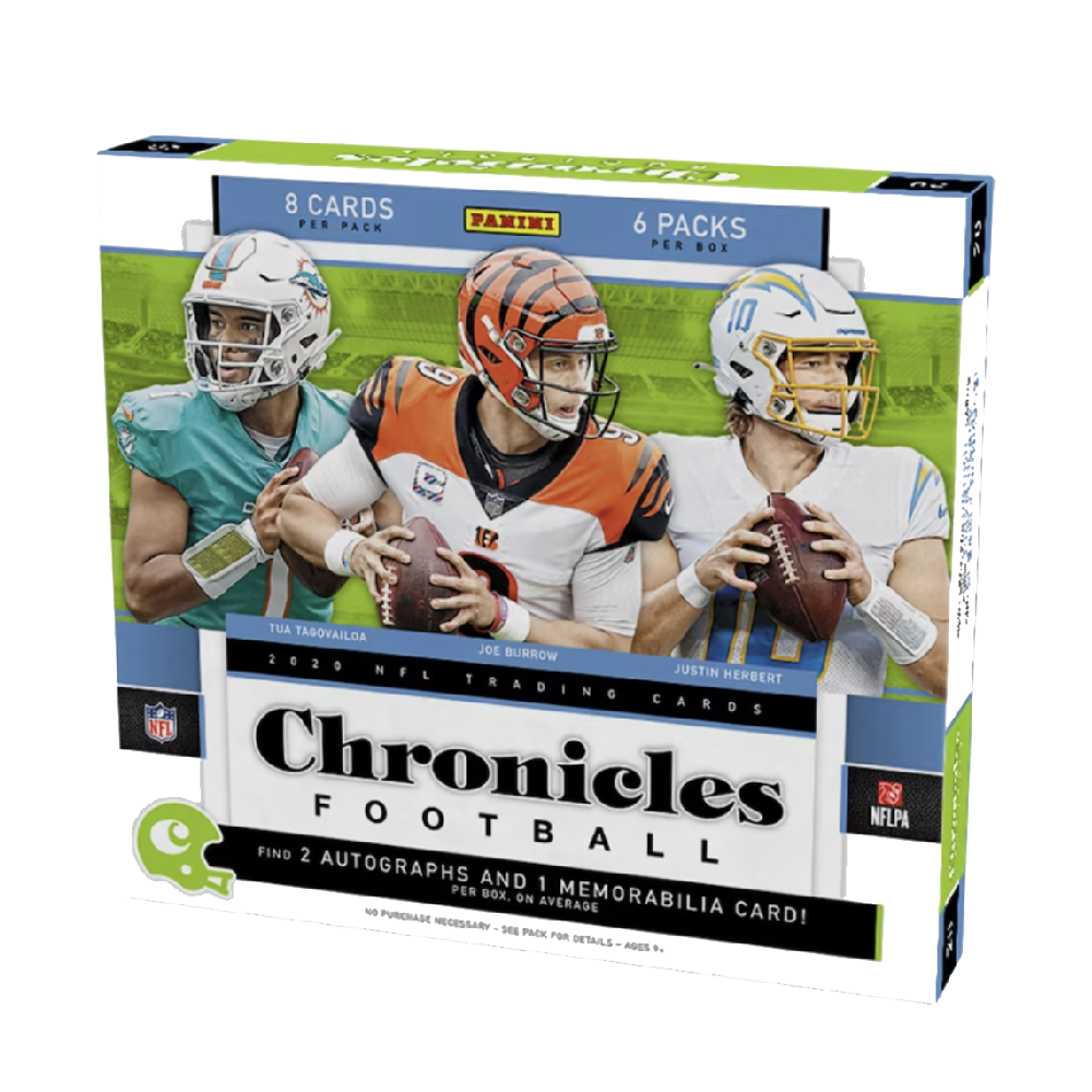 2020 Panini Chronicles Football Hobby Box (6 Packs Per Box, 8 Cards Per Pack)
