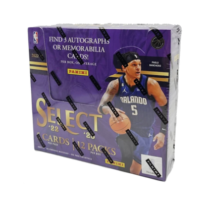 2022-23 Panini Select Basketball Hobby Box (12 Packs Per Box, 5 Cards per Pack)