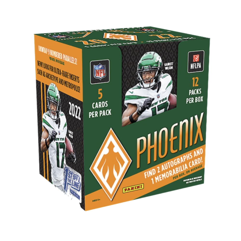 2022 Panini Phoenix Football Hobby Box (12 Packs per Box, 5 Cards per Pack)