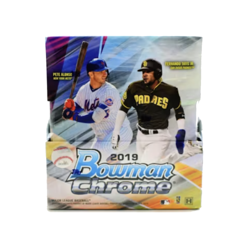 2019 Topps Bowman Chrome Baseball Hobby Box (2 Mini-Boxes Per Hobby Box, 6 Packs PEr Mini-Box, 5 Cards Per Pack)
