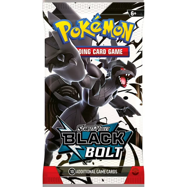 Pokemon Scarlet and Violet Black Bolt Booster Pack - Rizo Sports Pokemon Scarlet and Violet Black Bolt Booster Pack - Rizo Sports
