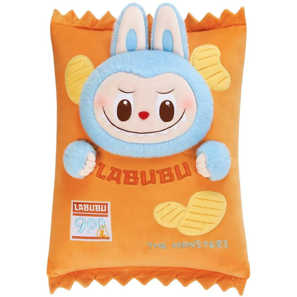 Pop Mart Labubu The Monsters Wacky Mart Series Chips Pillow