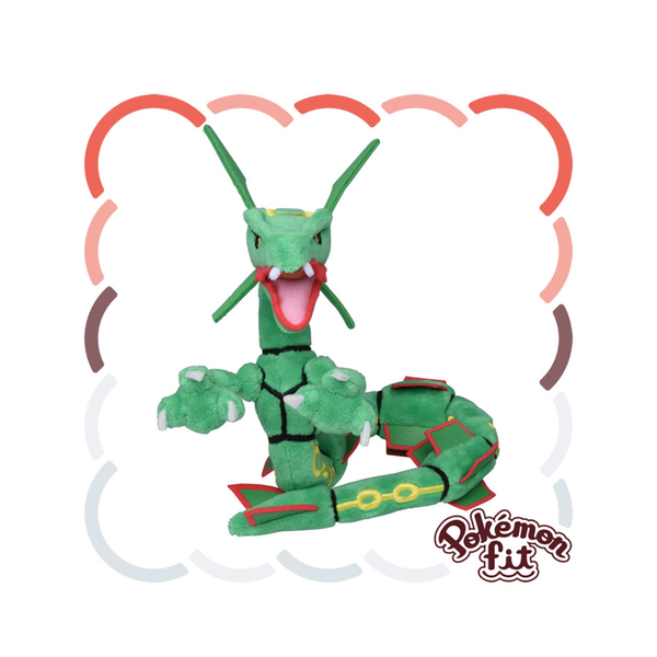 Japanese Pokemon Center Plushie Pokemon Fit - Rayquaza