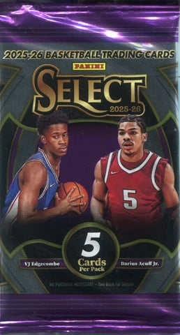 2025-26 Panini Select Basketball Hobby, Pack