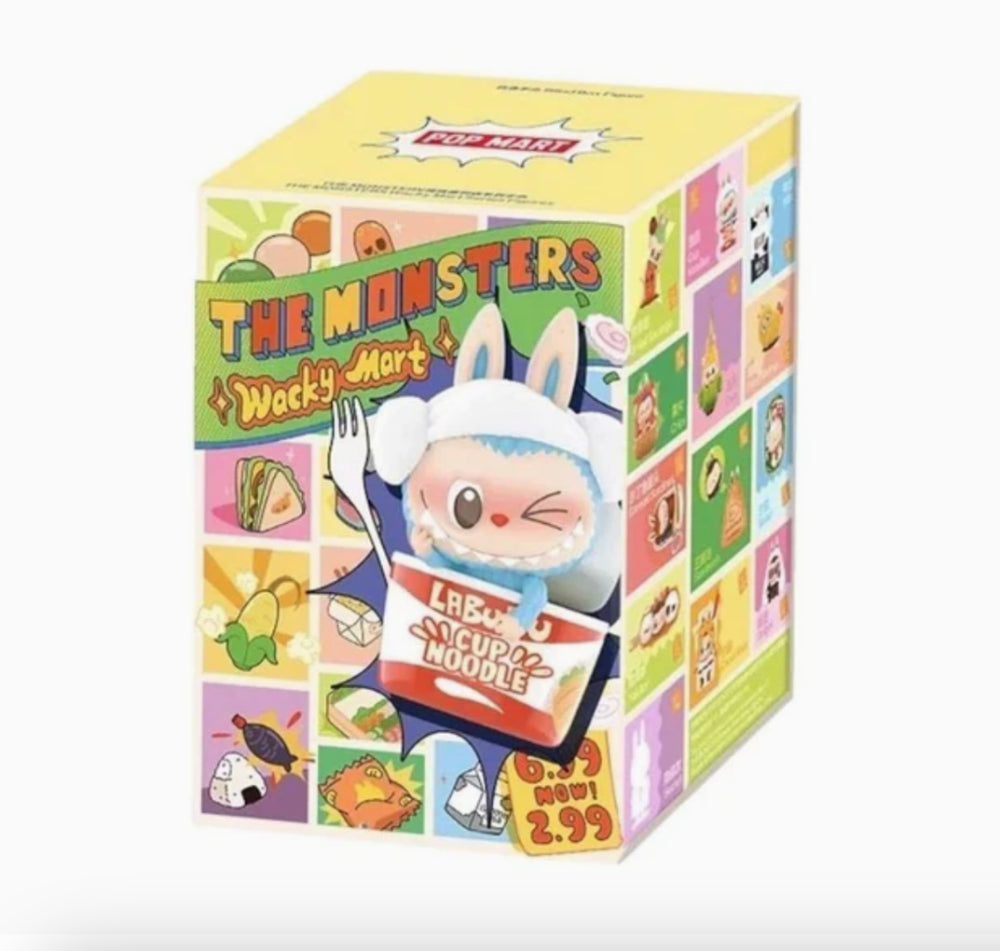 The Monsters Wacky Mart labubu sealed box