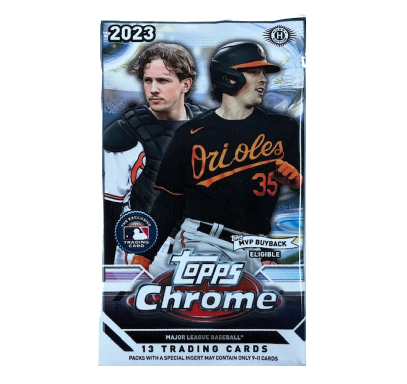 2023 Topps Chrome Baseball Jumbo Hobby Pack (13 Cards per Pack)