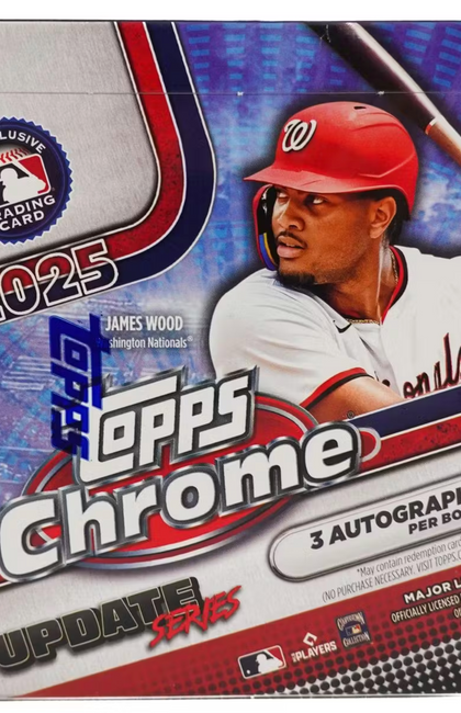 2025 Topps Chrome Update Series Baseball Jumbo Box
