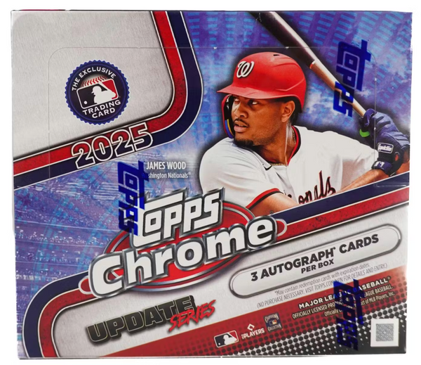 2025 Topps Chrome Update Series Baseball Jumbo Box