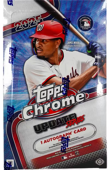 2025 Topps Chrome Update Series Baseball Hobby Box
