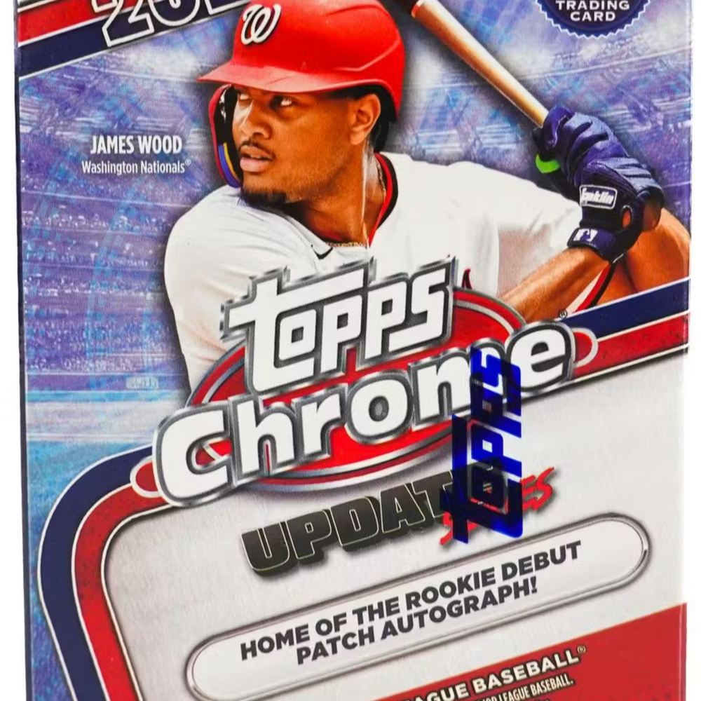 2025 Topps Chrome Update Series Baseball 7-Pack Blaster Box