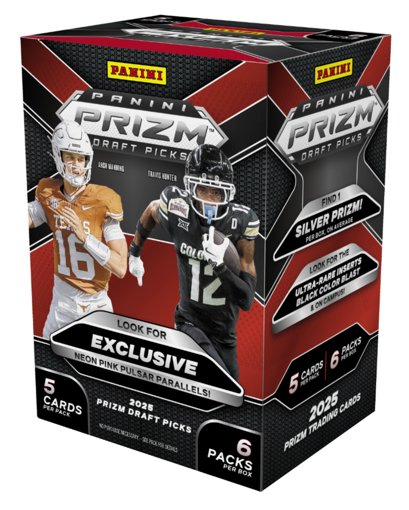 2025 Panini Prizm Draft Pick Football Hobby Blaster Box