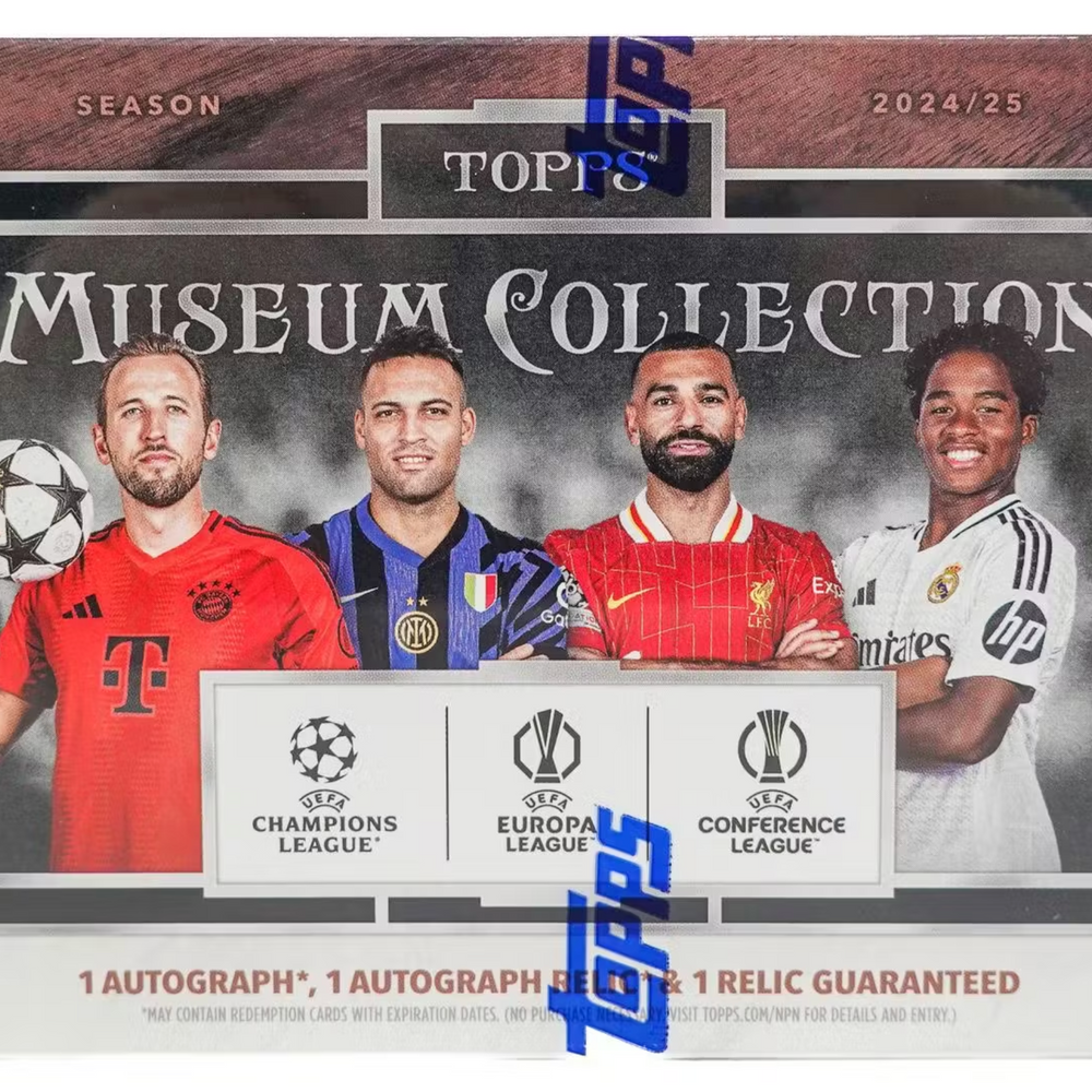 2024 - 25 Topps UEFA Club Competitions Museum Collection Soccer Hobby Box