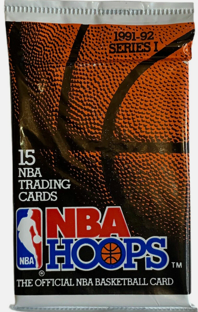 1991 NBA Hoops Series 1 Pack