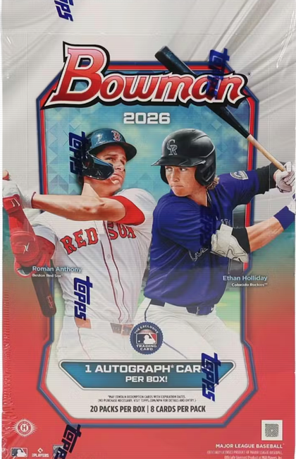 2026 Bowman Baseball Hobby Box